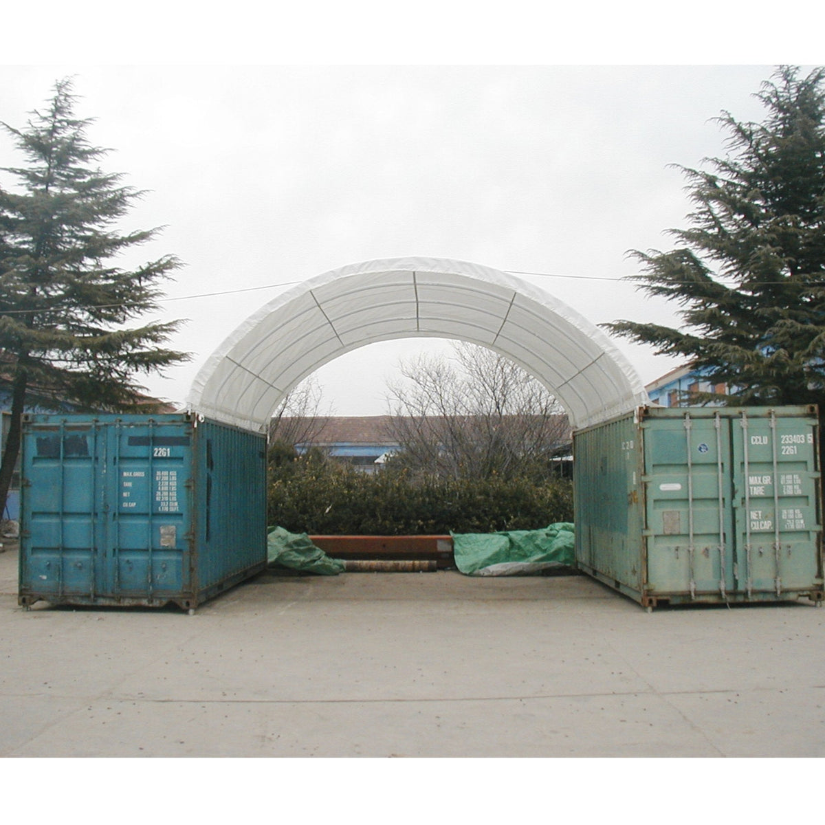 20FT x 20FT Shipping Container Canopy Shelter