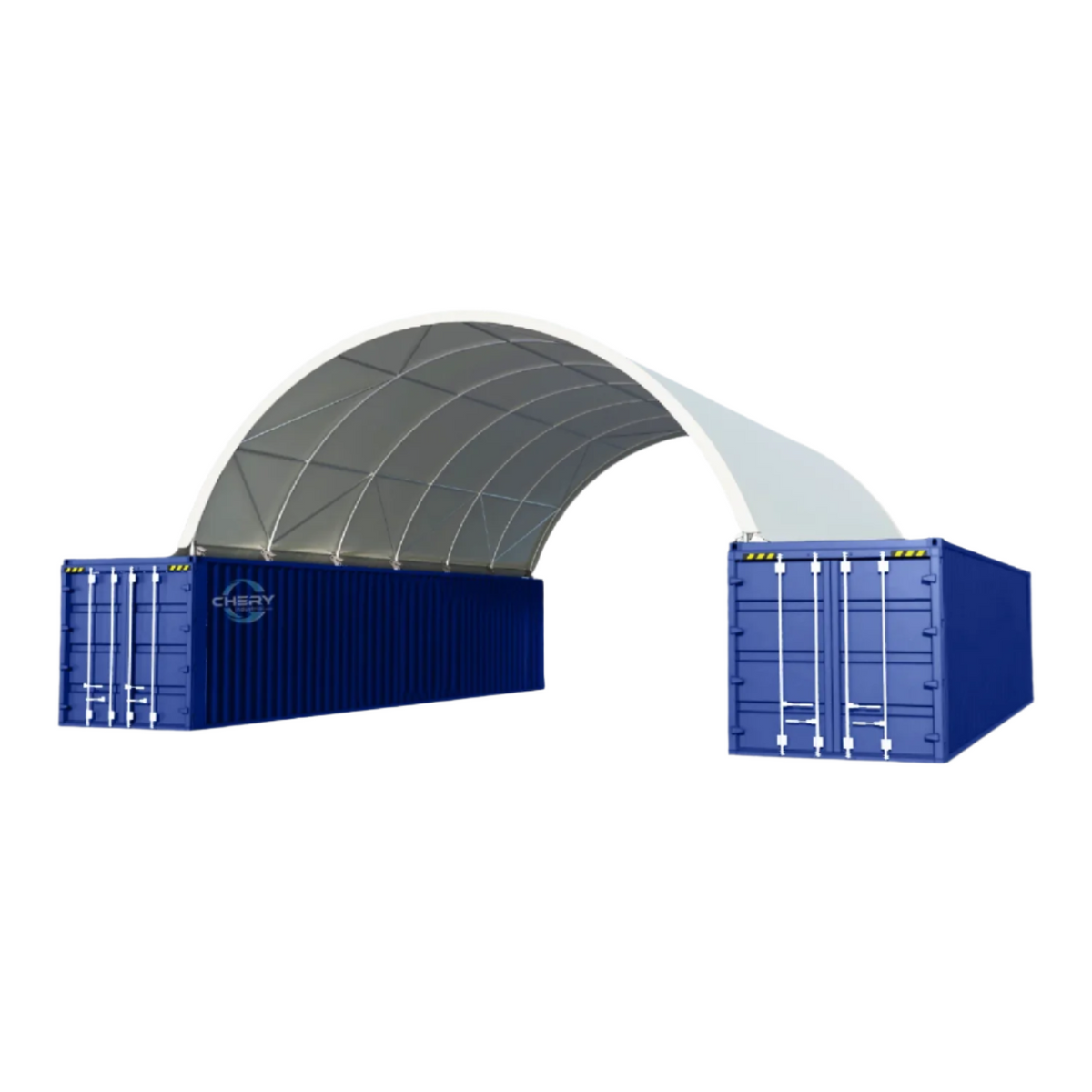 40'x40'x13' Shipping Container Canopy Shelter
