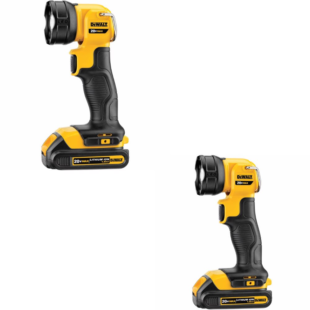 DeWalt DCL040 LED Flashlight, 2 Pack Kit