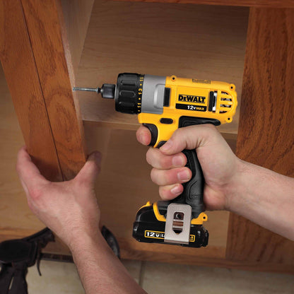 DeWalt DCF610S2 1/4" 12V MAX Cordless Screwdriver Kit