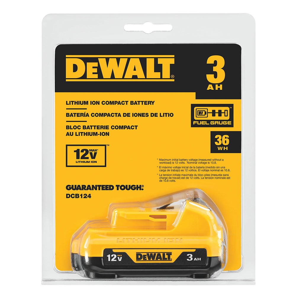 DeWalt DCB124 3.0 AH 12V Battery