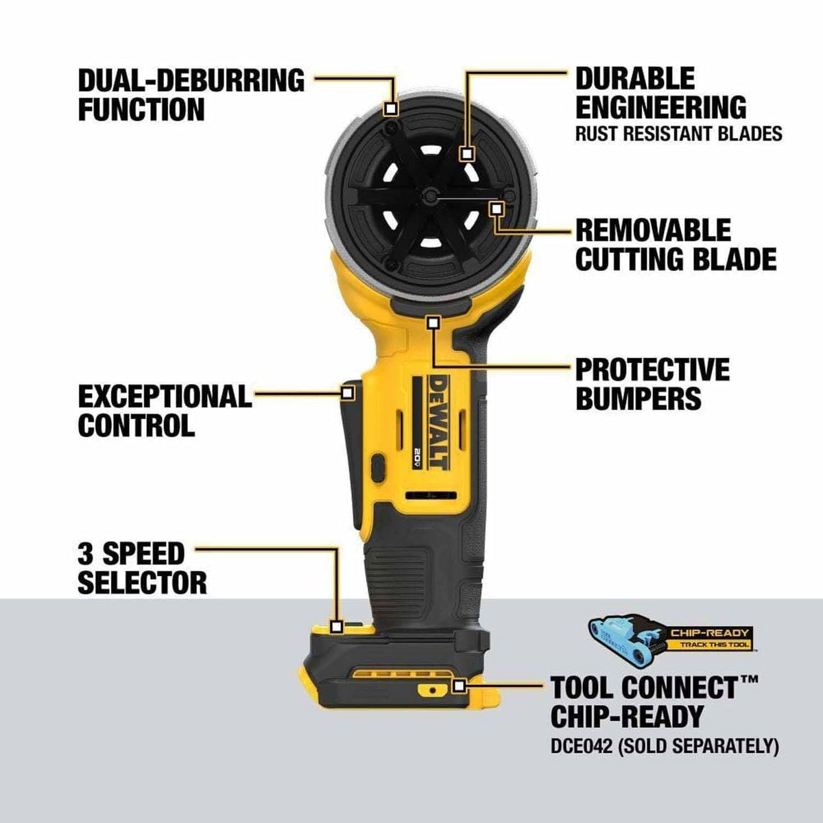 DEWALT DCE710B 20V MAX Pipe Deburring Tool