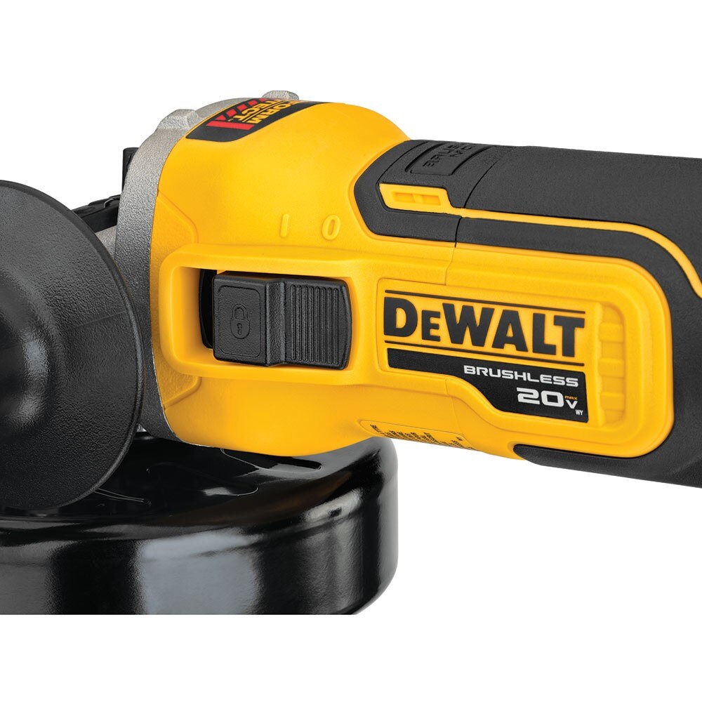 DeWalt DCG405B 20V MAX XR 4.5" Slide Switch Small Angle Grinder (Tool Only)