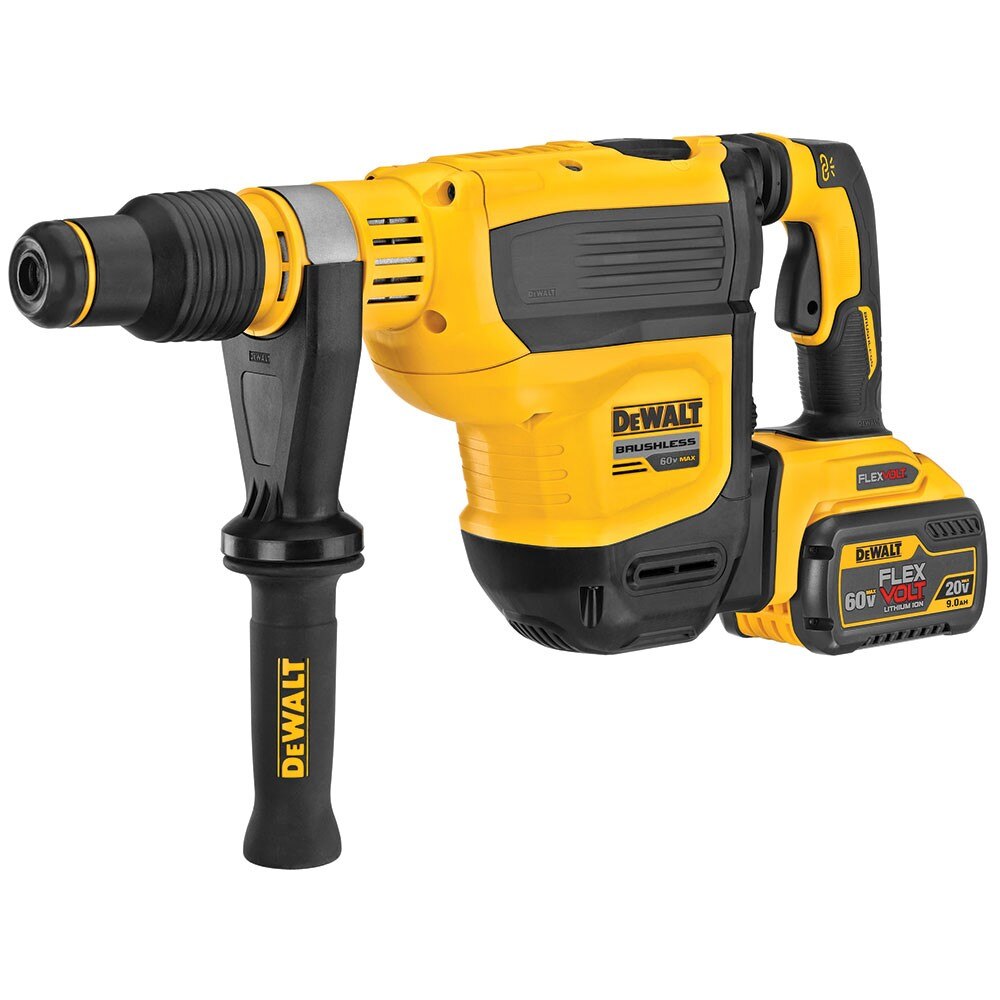 DeWalt DCH614X2 60V 1-3/4" SDS Max Brushless Combination Rotary Hammer Kit