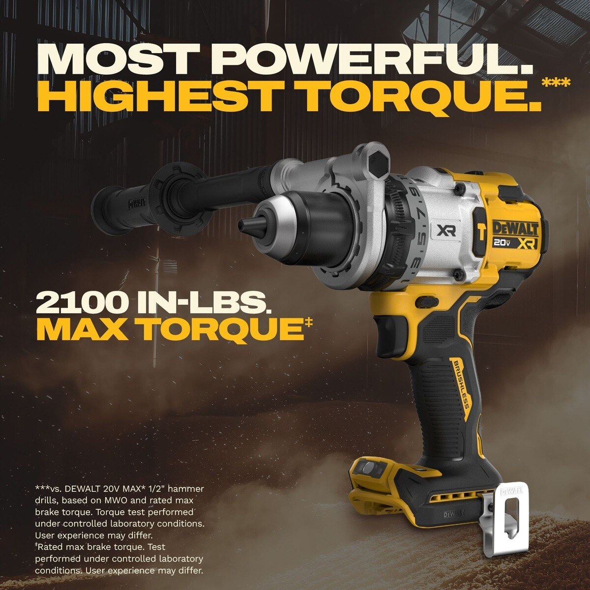 DeWalt DCK2101QQ2 20V MAX XR Hammer Drill and 3-Speed Impact Driver Combo Kit