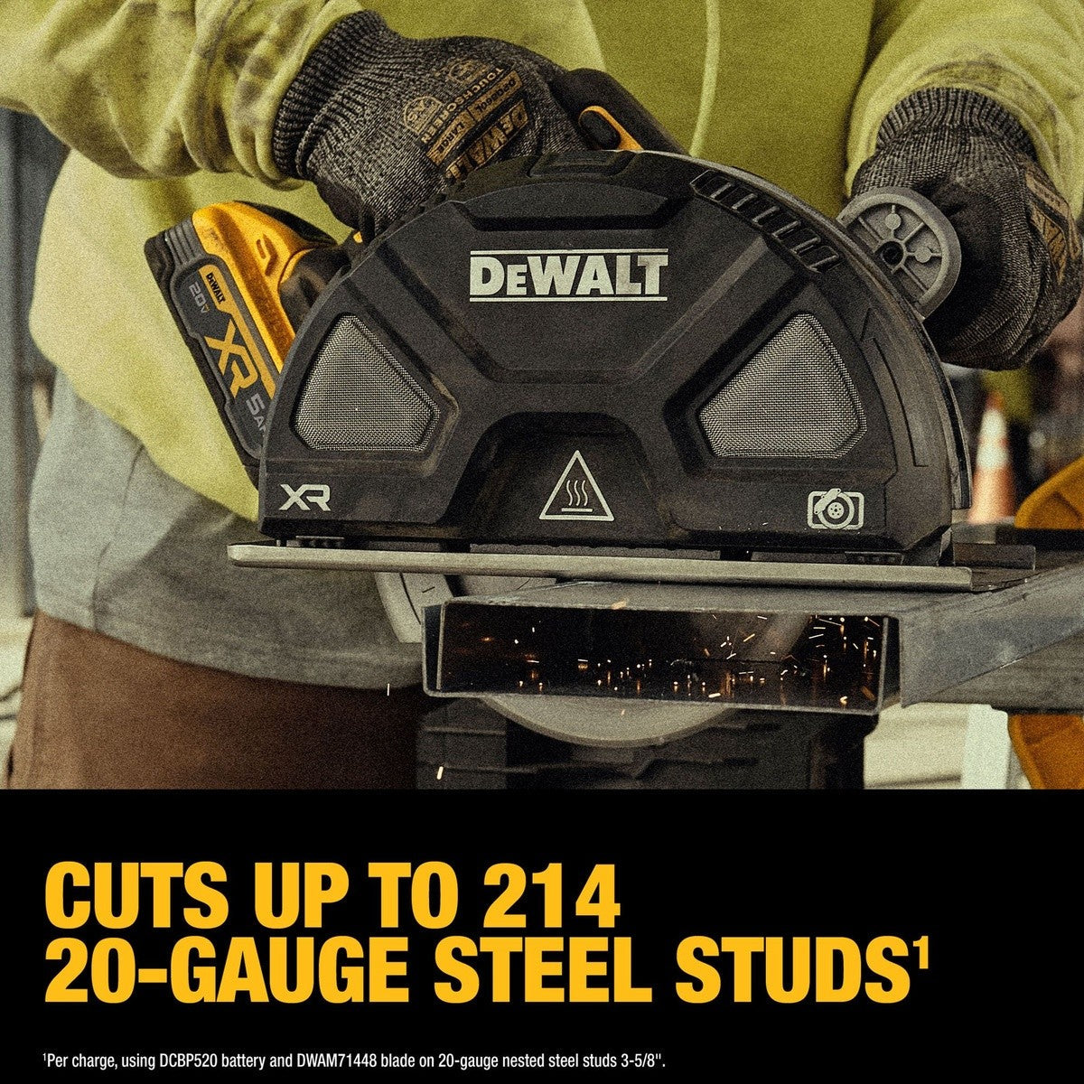 DeWalt DCS383H1 20V MAX* XR 7-1/4 in. Metal Cutting Circular Saw Kit