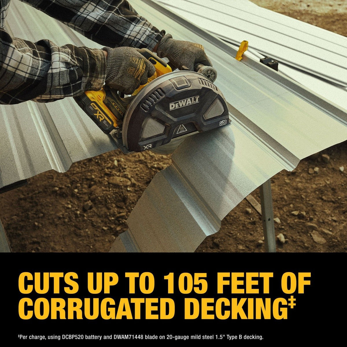 DeWalt DCS383H1 20V MAX* XR 7-1/4 in. Metal Cutting Circular Saw Kit