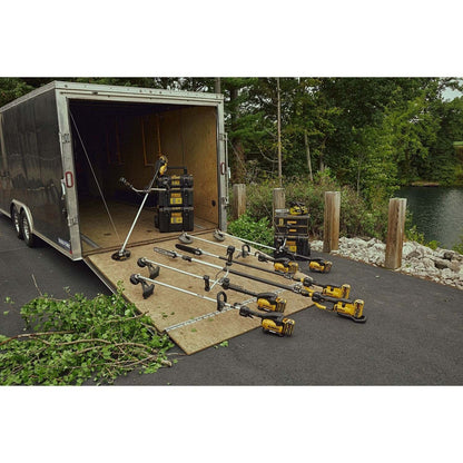 DeWalt DCST980X2 60V MAX Brushless 17.5 in. String Trimmer Kit with LED Display and D-Ring Handle (2 Batteries)