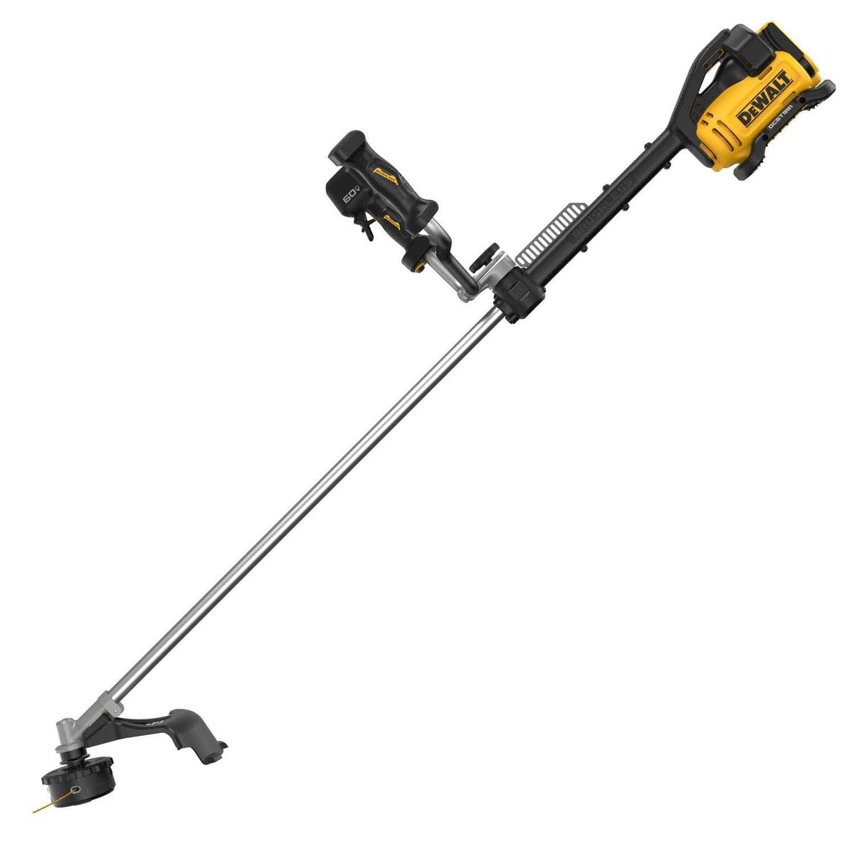 DeWalt DCST981B 60V MAX String Trimmer with Bike Handle, LED Display, 17.5 in. Swath (Tool Only)