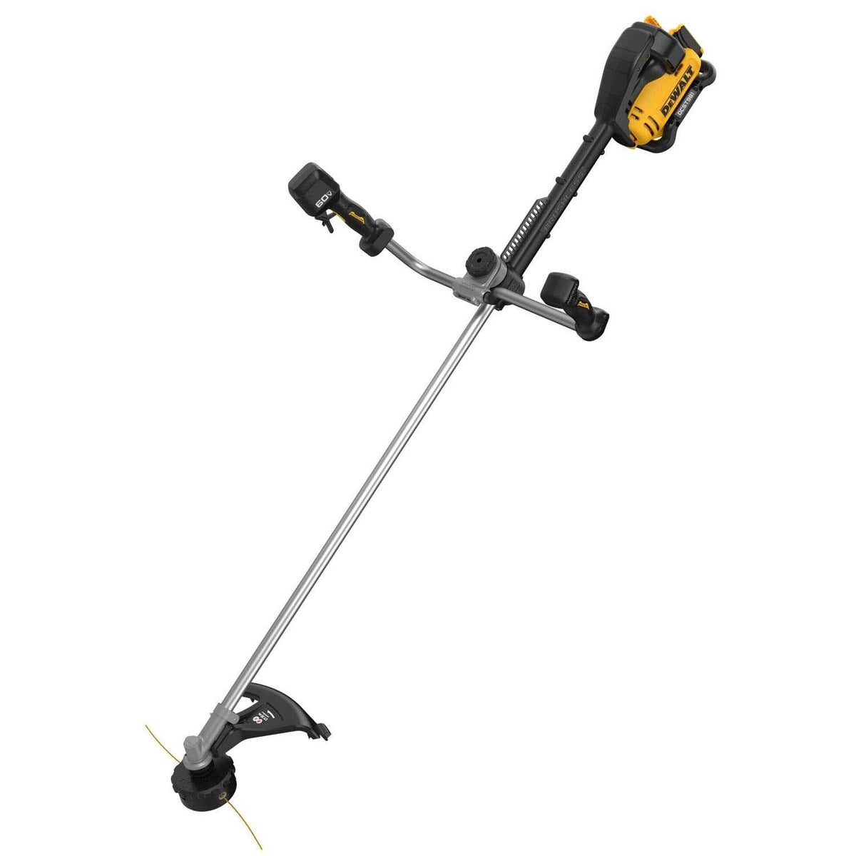 DeWalt DCST981B 60V MAX String Trimmer with Bike Handle, LED Display, 17.5 in. Swath (Tool Only)