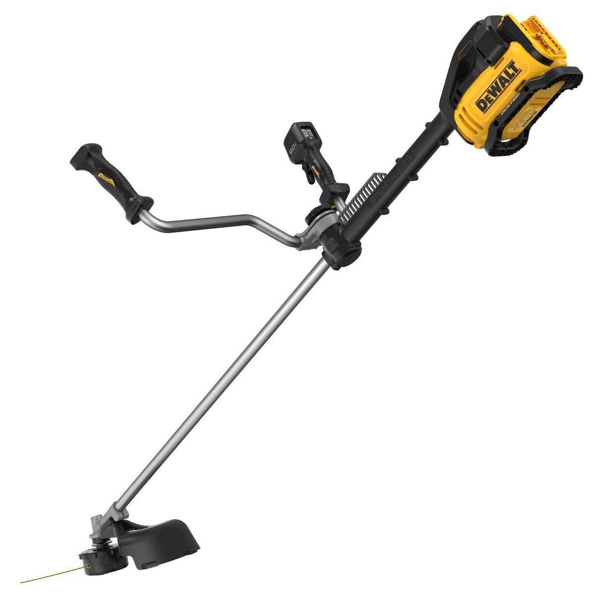 DeWalt DCST981B 60V MAX String Trimmer with Bike Handle, LED Display, 17.5 in. Swath (Tool Only)