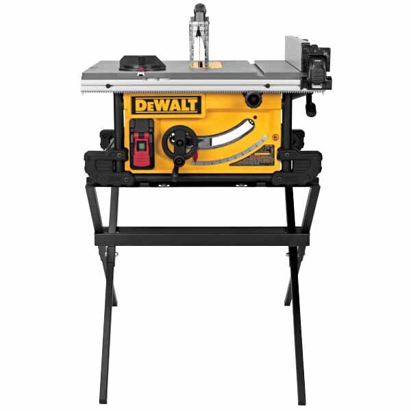Dewalt DWE7491X Jobsite Table Saw with Scissor Stand, 10"