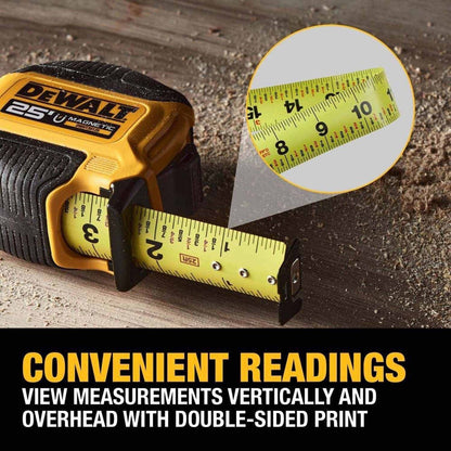 DeWalt DWHT39125S 25 ft. Compact Magnetic Tape Measure