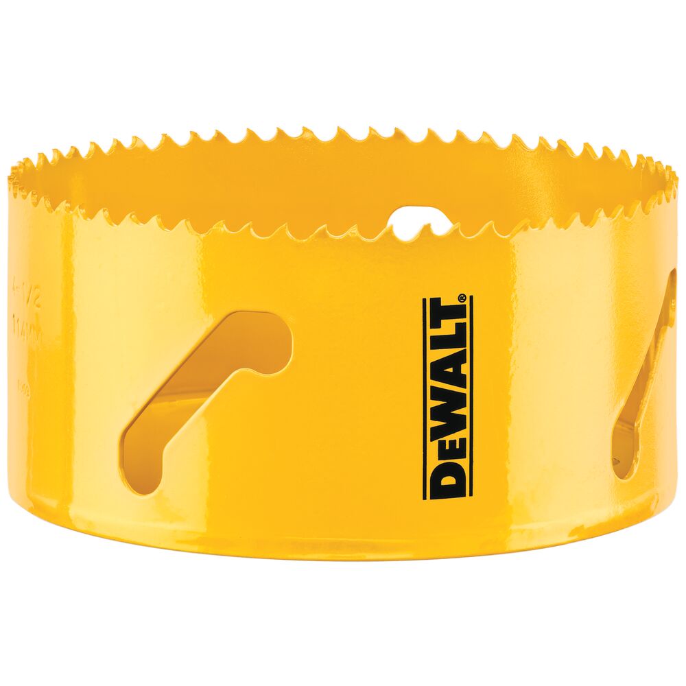 DeWalt DAH180072 4-1/2" (114mm) Hole Saw, Yellow