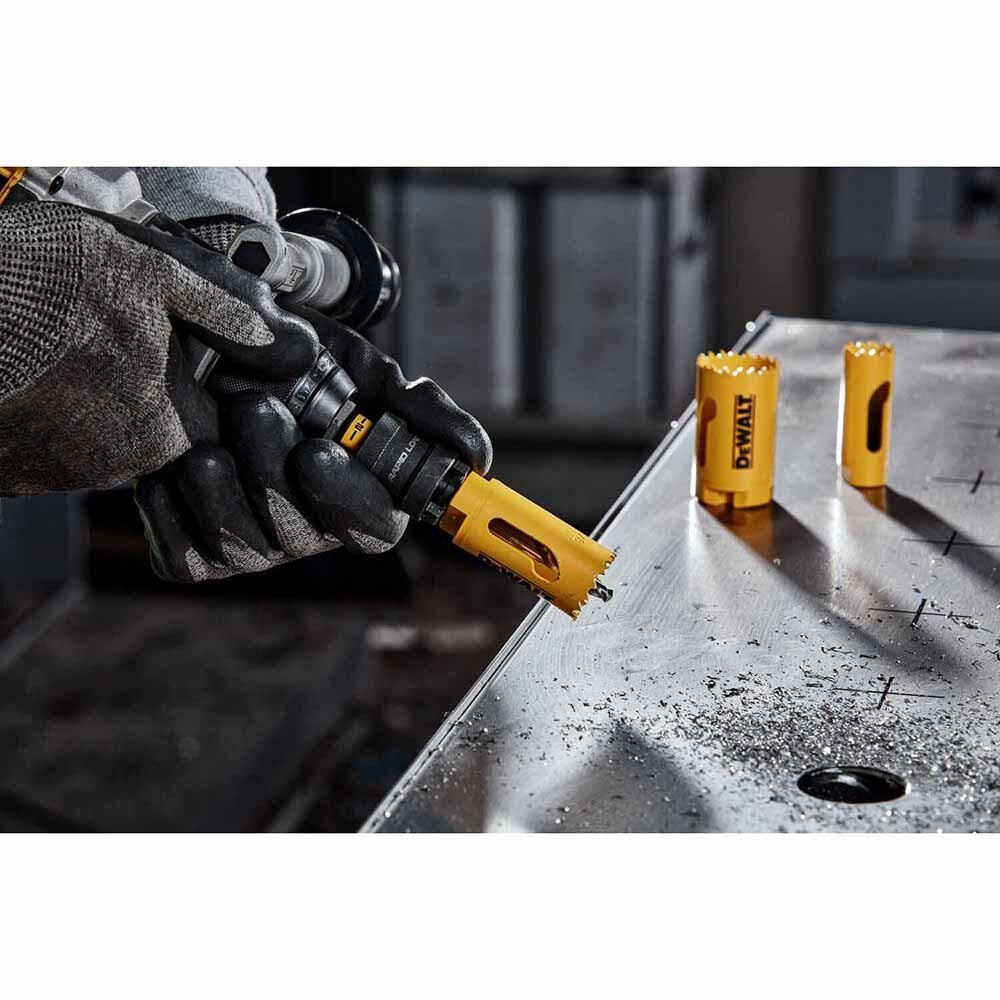 DeWalt DAH9938PBM Rapid Load 9/16" - 1 3/16" Quick Change Hole Saw Arbors