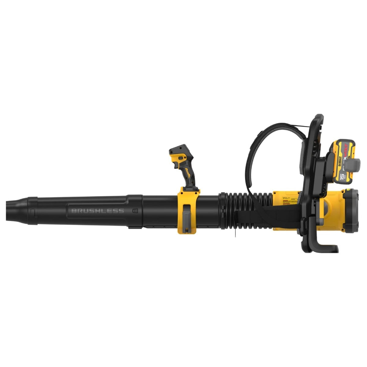 DeWalt DCBL570Z2 60V MAX Brushless Cordless Backpack Blower Kit with LED Dashboard and Variable Speed (2 Batteries, 2 Chargers)