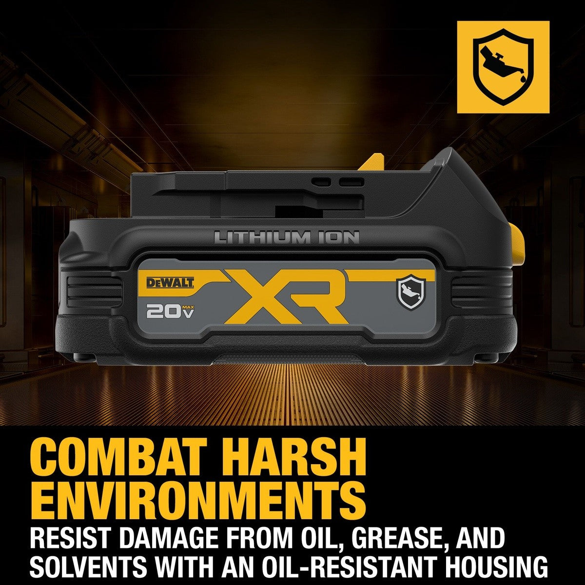 DeWalt DCBP034G 20V MAX* POWERSTACK Oil-Resistant Compact Battery