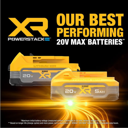 DeWalt DCBP315-2C PowerStack Compact Battery + 5ah Battery Starter Kit