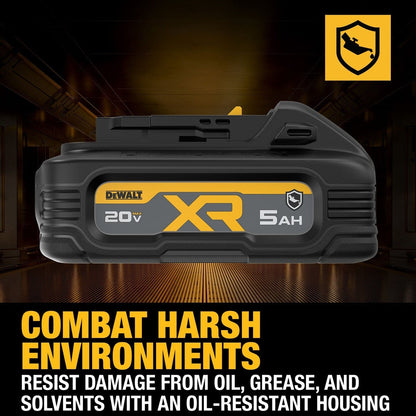 DeWalt DCBP520G 20V MAX* POWERSTACK Oil Resistant 5.0 AH Battery