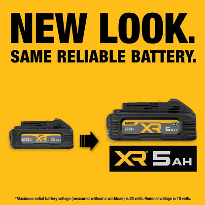 DeWalt DCBP520G 20V MAX* POWERSTACK Oil Resistant 5.0 AH Battery