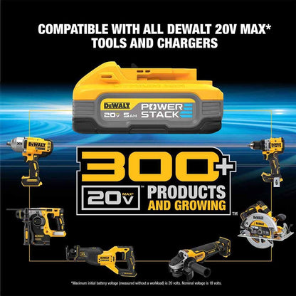 DeWalt DCBP520 20V Max PowerStack 5Ah Battery