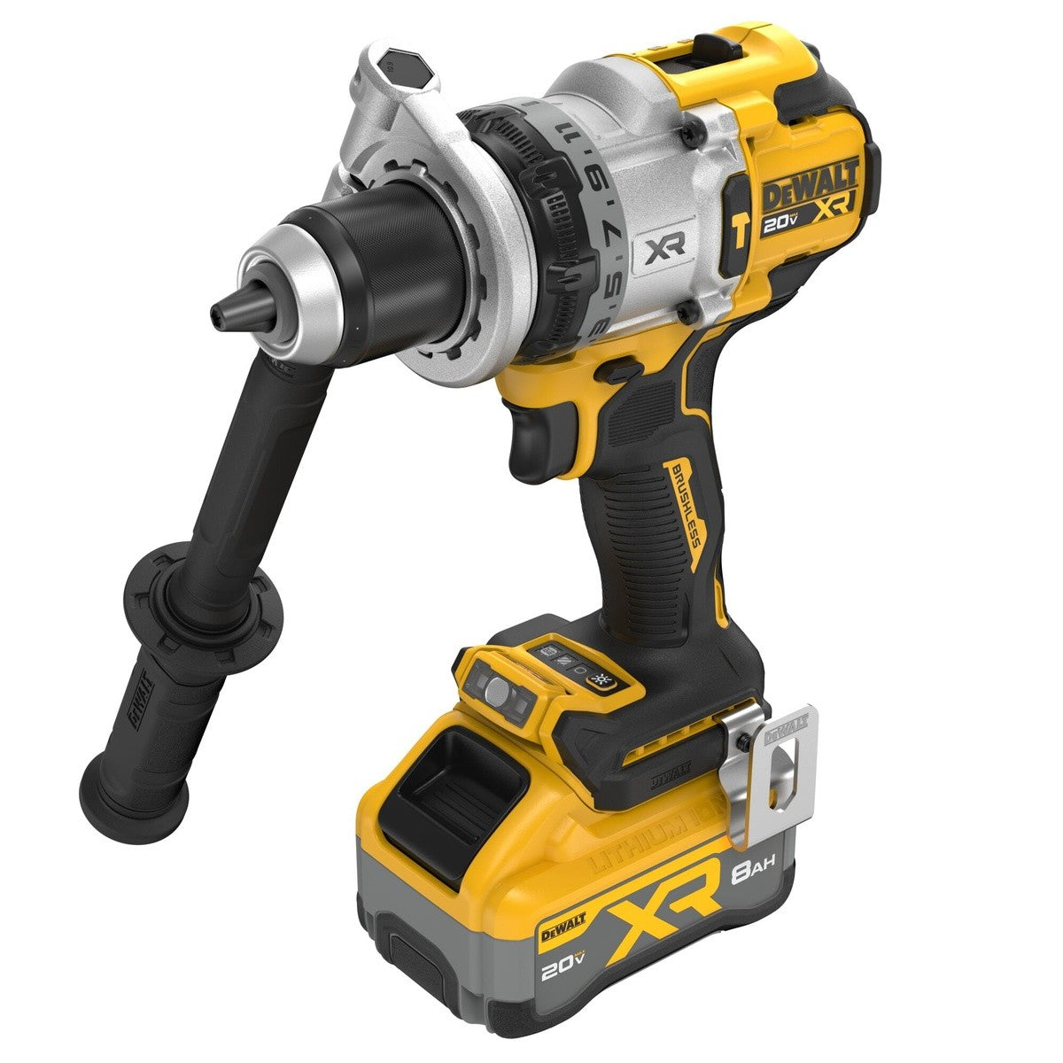 DeWalt DCD1007WW1 20V MAX XR Brushless Cordless 1/2 in. Hammer Drill Kit