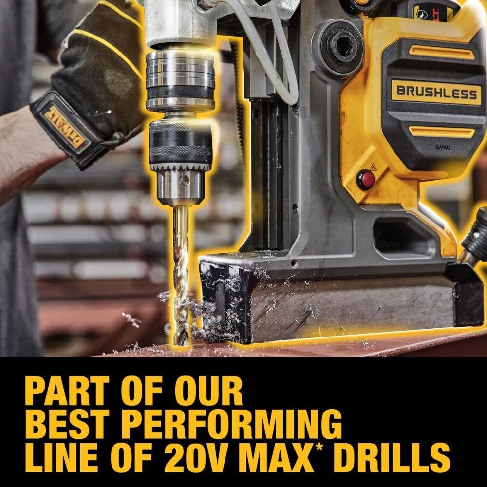 DeWalt DCD1624GX2 20V Max* XR 2" Cordless Brushless Magnetic Drill Press Kit
