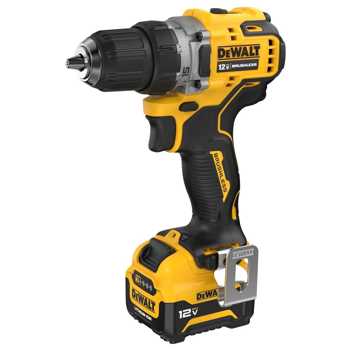 DeWalt DCD701J1 12V MAX Brushless 3/8" Drill/Driver Kit with Charger and 5.0Ah Battery