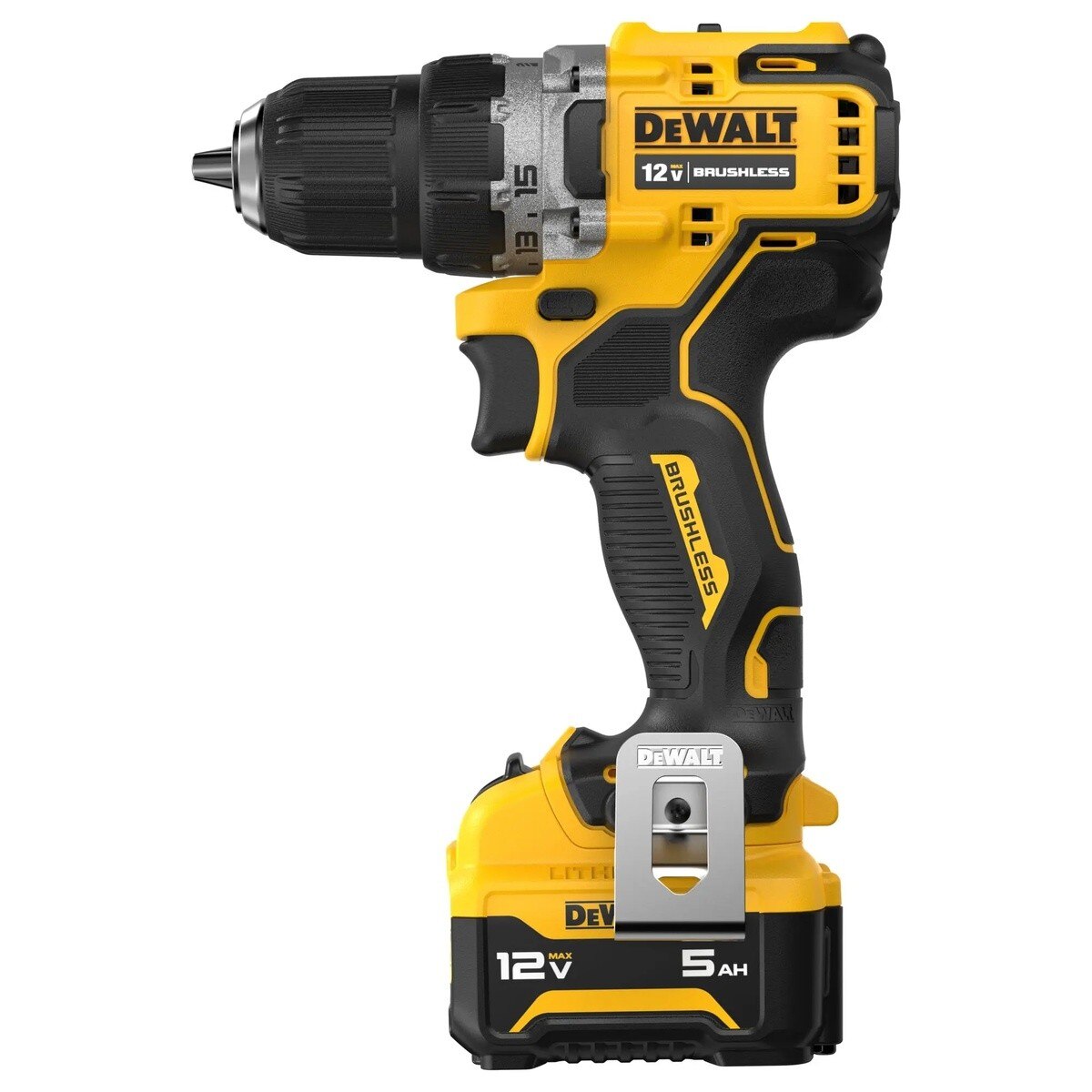 DeWalt DCD701J1 12V MAX Brushless 3/8" Drill/Driver Kit with Charger and 5.0Ah Battery