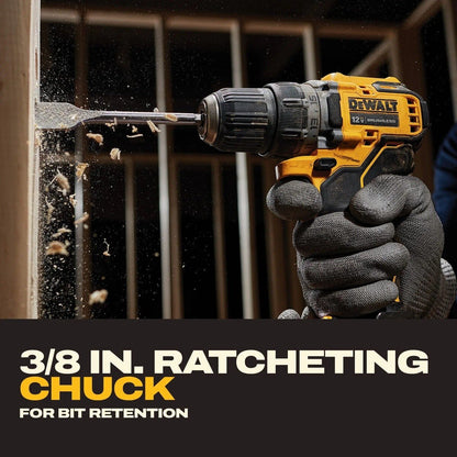 DeWalt DCD701J1 12V MAX Brushless 3/8" Drill/Driver Kit with Charger and 5.0Ah Battery