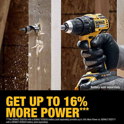 DeWalt DCD793B 20V MAX Brushless Cordless 1/2 in. Drill/Driver (Tool Only)