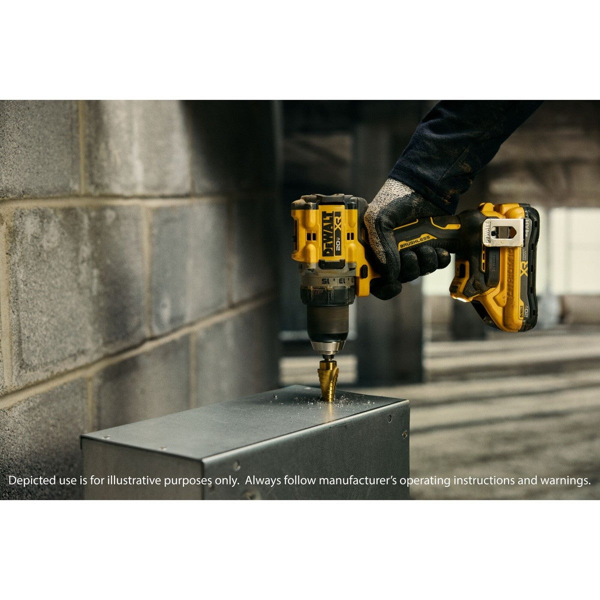 DeWalt DCD801QQ2 20V MAX XR Brushless Cordless 1/2 in. Drill/Driver Kit with POWERPACK Batteries