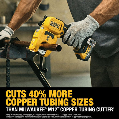 DeWalt DCE154E1 20V MAX XR 1-1/4" Copper Tubing Cutter Kit