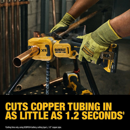 DeWalt DCE154E1 20V MAX XR 1-1/4" Copper Tubing Cutter Kit