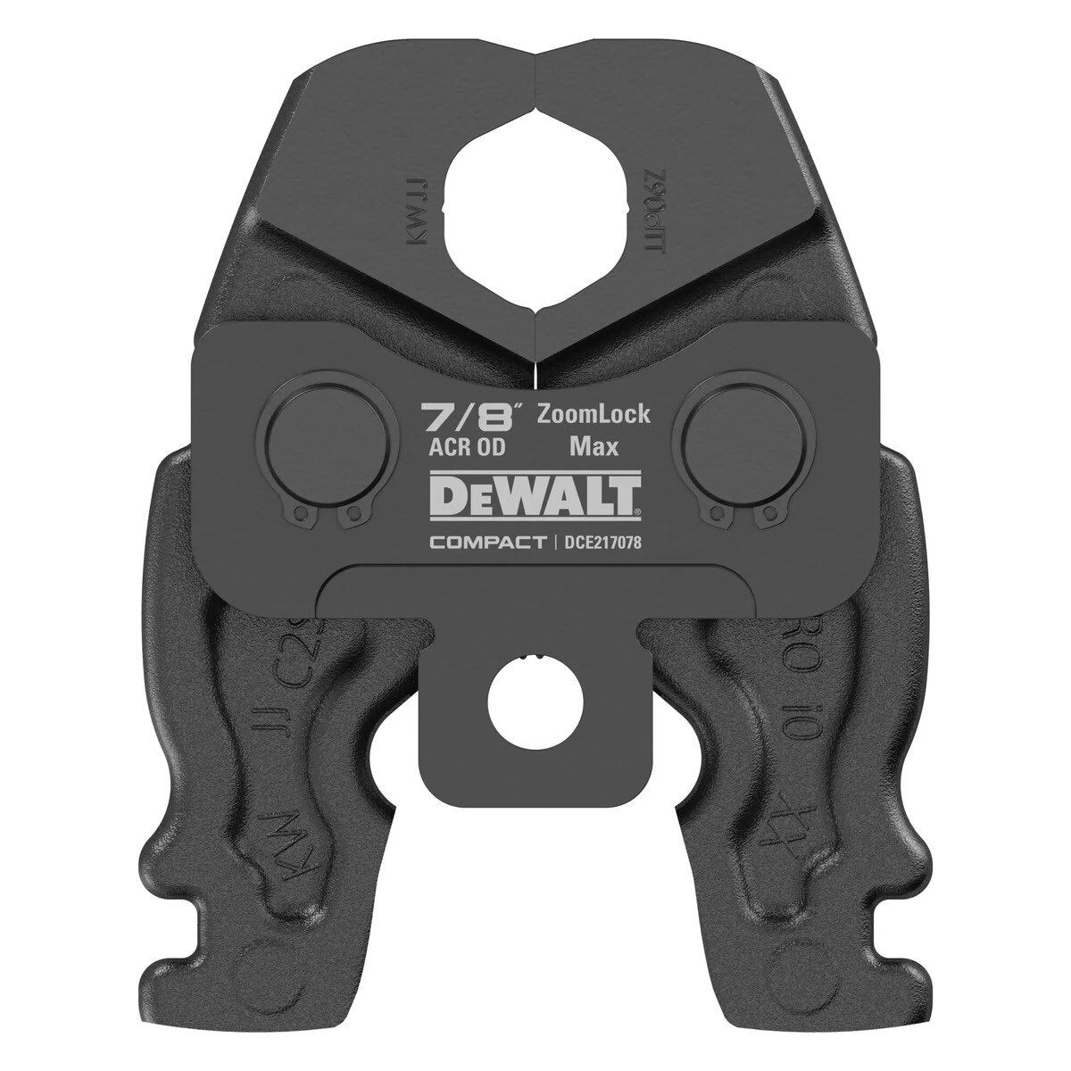 DeWalt DCE217078 7/8 in. Compact ZoomLock MAX MaxiPro ACR Press Jaw for Refrigerant Line Press Fittings