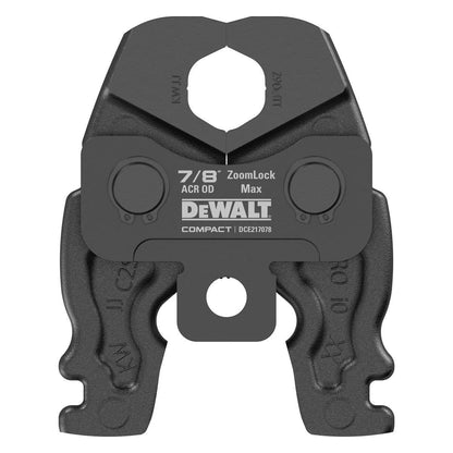 DeWalt DCE217078 7/8 in. Compact ZoomLock MAX MaxiPro ACR Press Jaw for Refrigerant Line Press Fittings