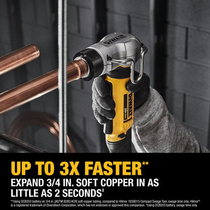 DeWalt DCE450D1 20V MAX* Copper Swage Tool Kit