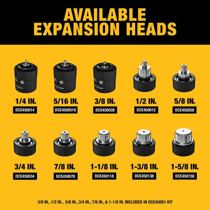 DeWalt DCE450D1 20V MAX* Copper Swage Tool Kit