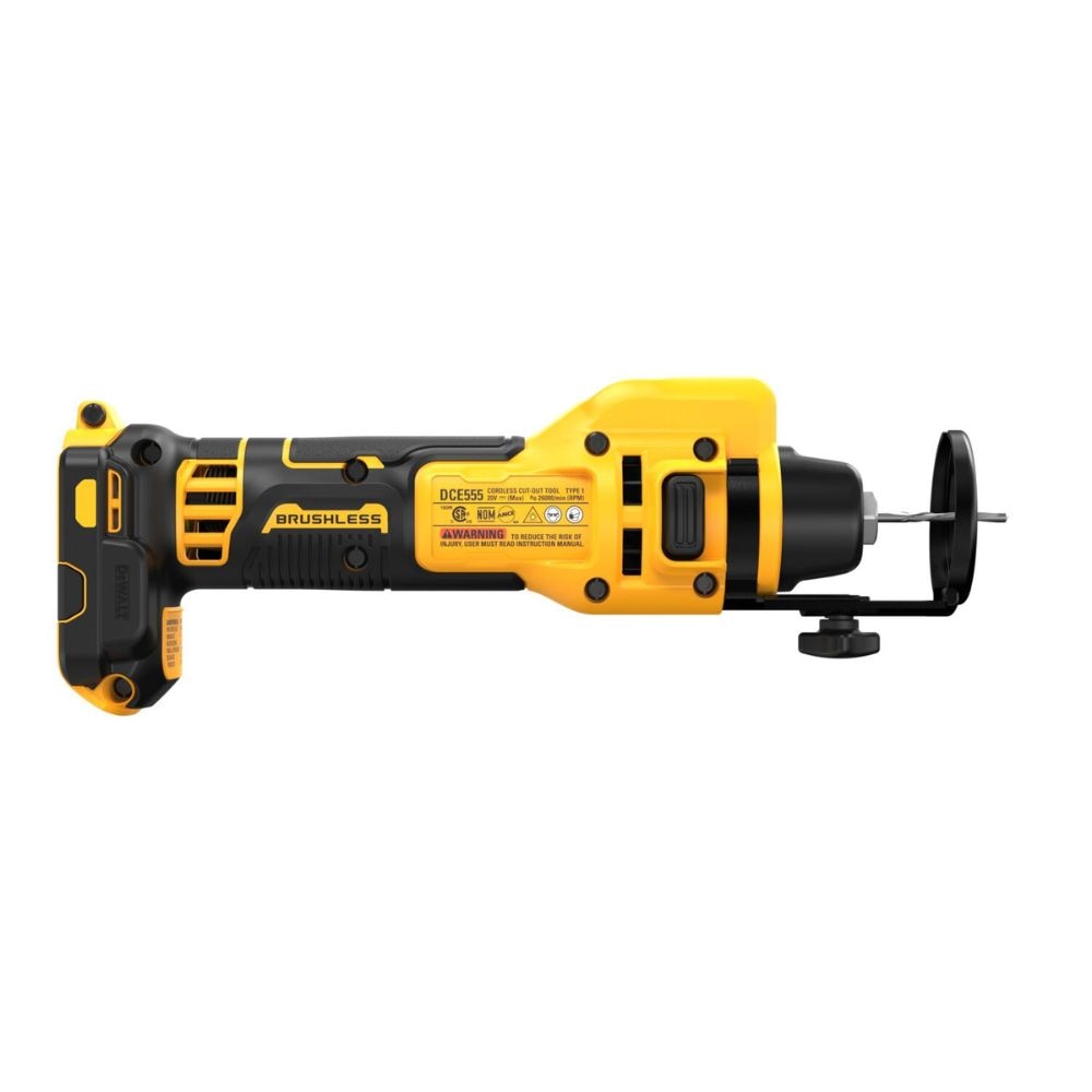 DeWalt DCE555B 20V MAX* Brushless Drywall Cut-Out Tool (Tool Only)
