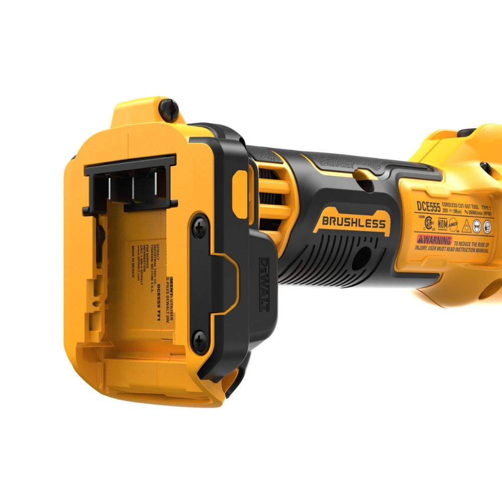 DeWalt DCE555B 20V MAX* Brushless Drywall Cut-Out Tool (Tool Only)