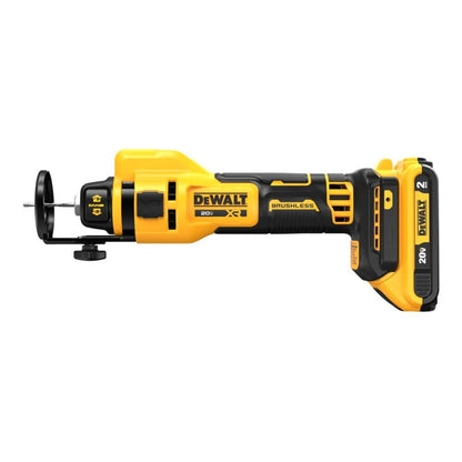 DeWalt DCE555D2 20V MAX* Brushless Drywall Cut-Out Tool Kit