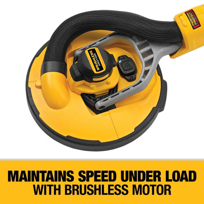 DeWalt DCE800P1 20V Max Brushless Cordless Drywall Sander Kit with Telescoping Shaft and Wireless Tool Control (5Ah Battery, Charger)
