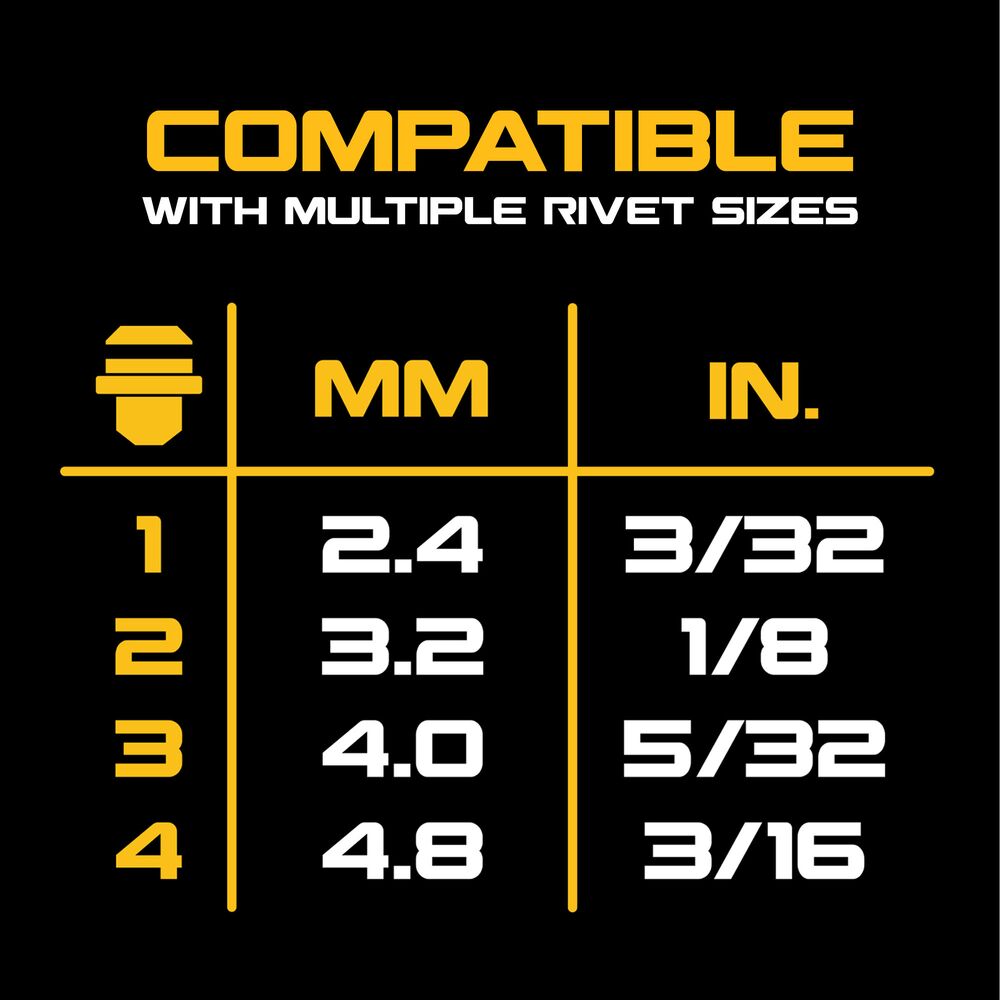 DeWalt DCF403B 20V MAX XR Brushless Cordless 3/16" Rivet Tool (Tool Only)