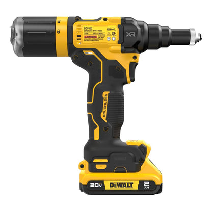 DeWalt DCF403D1 20V MAX XR Brushless Cordless 3/16" Rivet Tool Kit