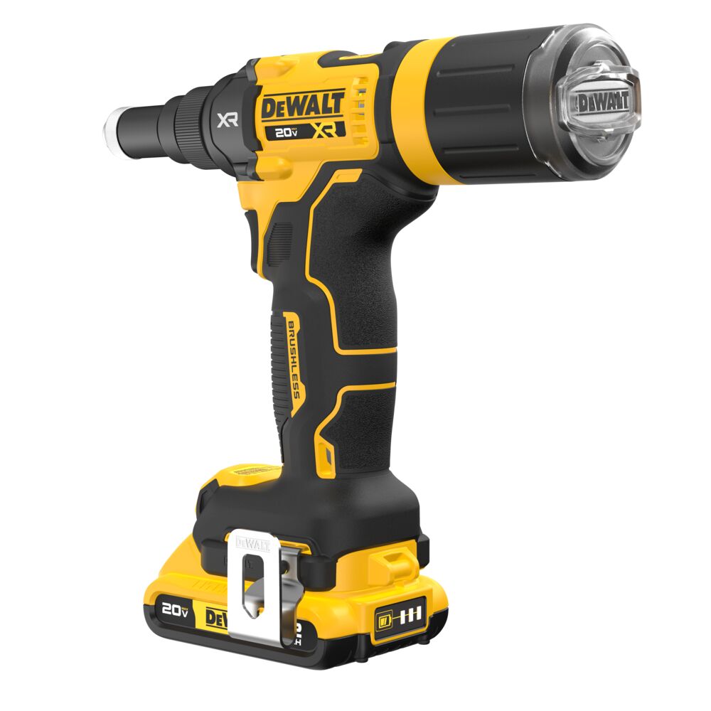 DeWalt DCF403D1 20V MAX XR Brushless Cordless 3/16" Rivet Tool Kit
