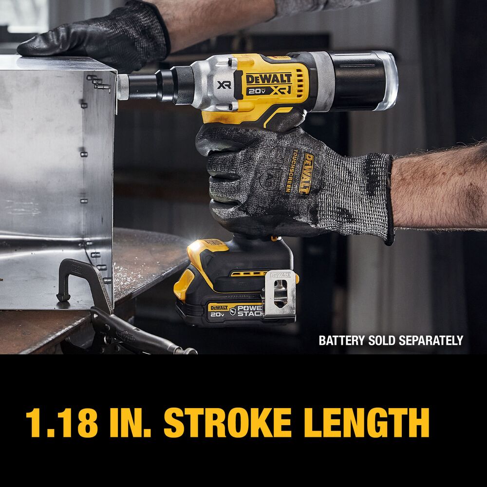 DeWalt DCF414B 20V MAX* XR Brushless Cordless 1/4" Rivet Tool (Tool Only)