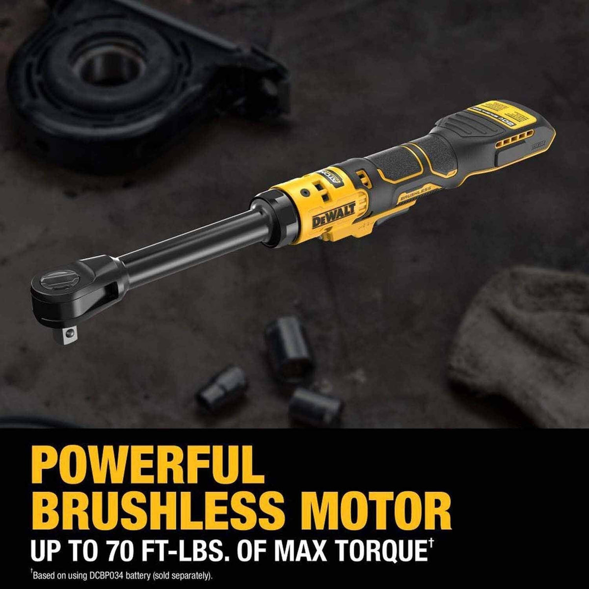 DeWalt DCF512EB 20V MAX ATOMIC Brushless Cordless 1/2 in. Extended Reach Ratchet (Tool Only)