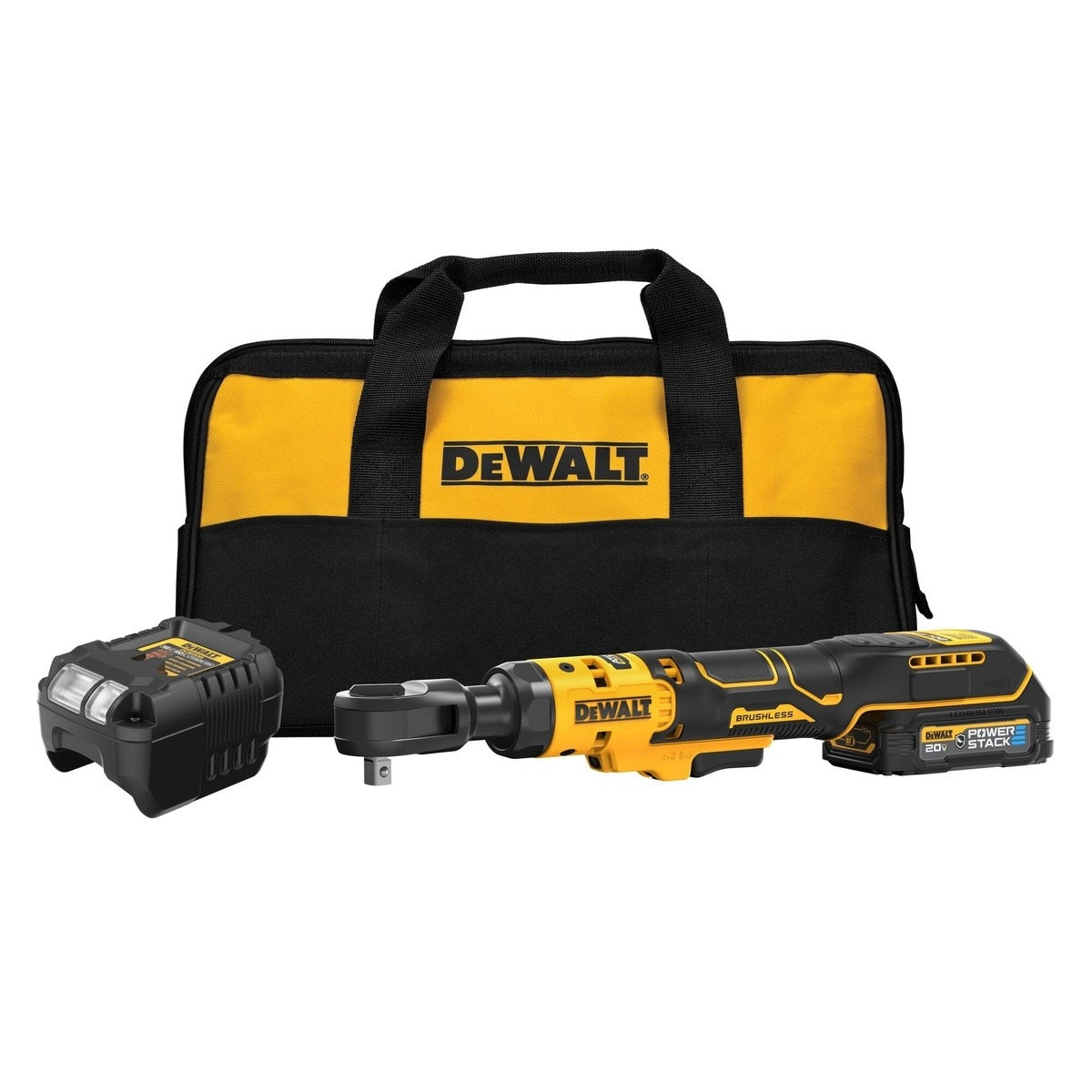 DeWalt DCF513GE1 ATOMIC 20V MAX 3/8" Ratchet Kit Brushless