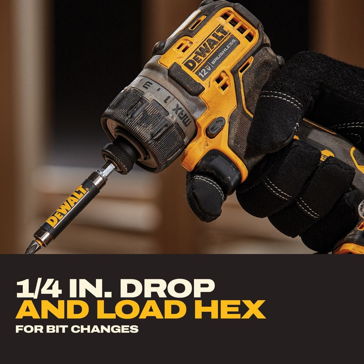 DeWalt DCF601J1 12V MAX Brushless 1/4" Screwdriver Kit (1 Battery, 1 Charger)