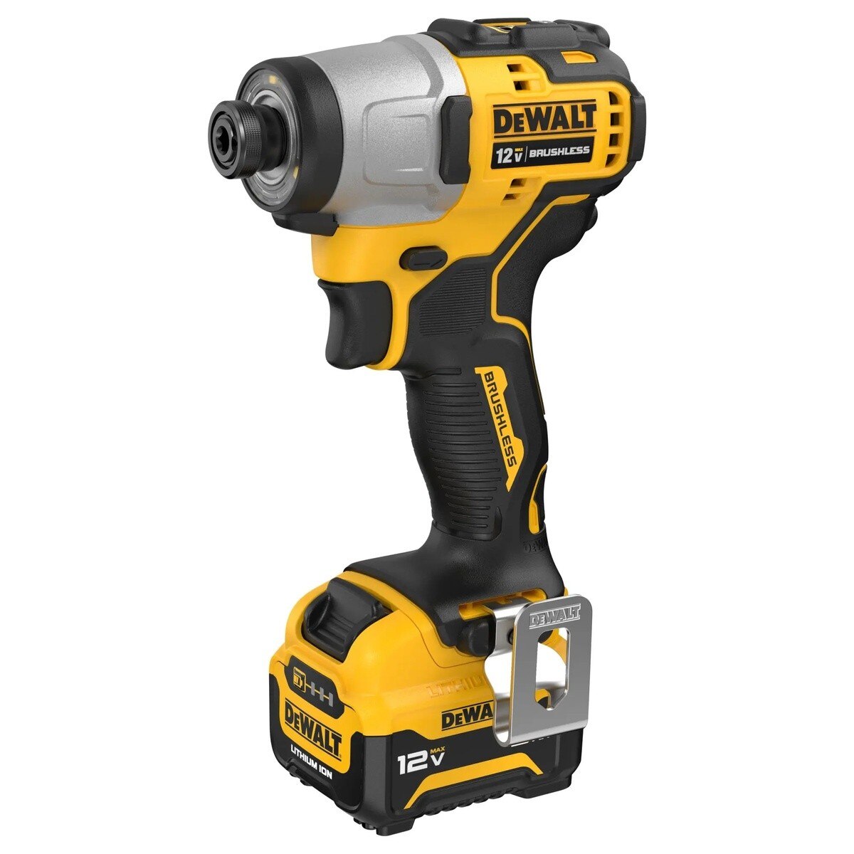 DeWalt DCF801J1 12V MAX XTREME Brushless 1/4" Impact Driver Kit with 5Ah Battery and Charger